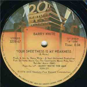 Barry White - Your Sweetness Is My Weakness download free
