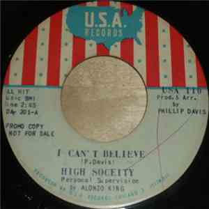 High Society  - I Can't Believe download free