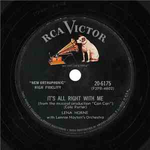 Lena Horne With Lennie Hayton's Orchestra - It's All Right With Me / It's Love download free