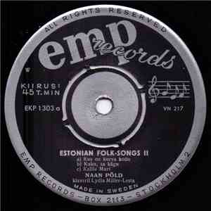 Naan Põld - Estonian Folk-Songs II download free