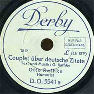 Otto Rathke - Couplet Über Deutsche Zitate / Eine Gerichtsverhandlung download free