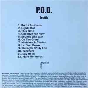 P.O.D. - Testify download free