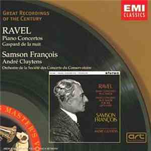 Ravel - Samson Francois, André Cluytens, Orchestre De La Société Des Concerts Du Conservatoire - Piano Concertos, Gaspard De La Nuit download free